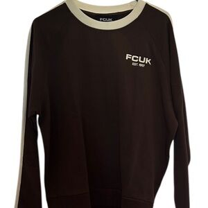 French Connection Dark Brown Crew Neck Sweater